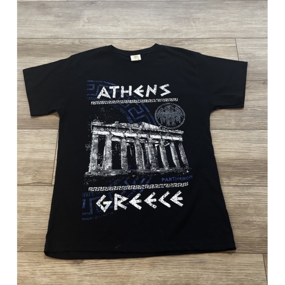Athens Greece Parthenon T-shirt Sz Sm Made In Greece Travel Hipster
